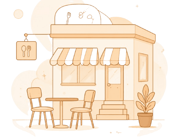 Restaurant illustration